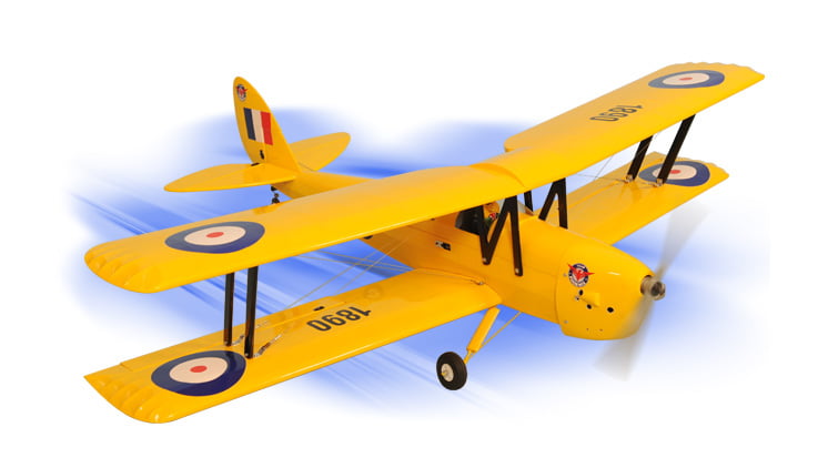 PHOENIX - Tiger Moth 46-55 - ARF (elétrico e combustão) PHX PH035