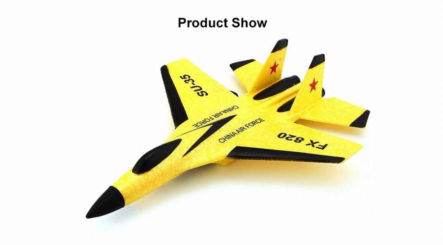 MINATOR FX Super Speed Flexible Foam Fighter Aircraft Remote Control SU-35 Plane 2.4G Glider 