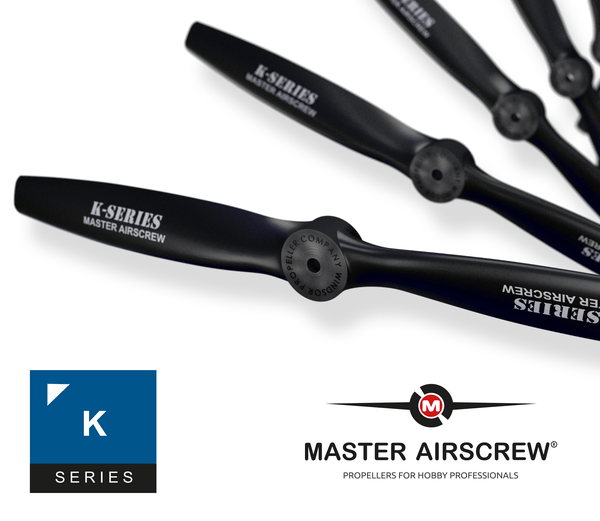 Hélice Bipale En Bois Master Airscrew – 24x12 – Érable – Pour Essence/Nitro