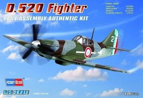FRENCH D.520 FIGHTER 1/72