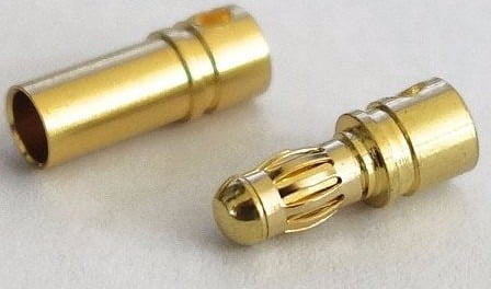 OEM - Conector Bullet 3.5mm Macho/Femea (3)
