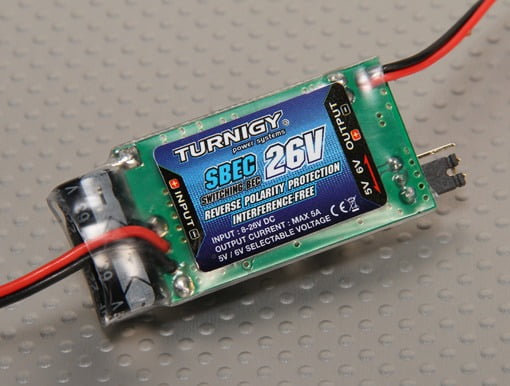 TURNIGY - Regulador de voltagem SBEC 5A(2-7s)