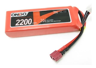 ONBO - Bateria Lipo Onbo 3s 2200mah 20c 11.1v - LANCAMENTO