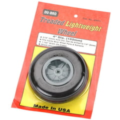 Roda leve com sulcos 4 pol (102 mm) (1 peça por pacote)
