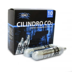 Cilindro CO2 12g Airsoft Paintball Leao (caixa com 10 und)