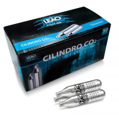 Cilindro CO2 12g Airsoft Paintball Leao (caixa com 50 und)