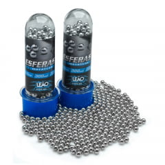 Municao BBs Esfera Metal Aco 4.5mm +- 0.01mm - 300 bolinhas