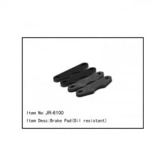 CASTER - JR-6100 Brake Pad (oil resistant)