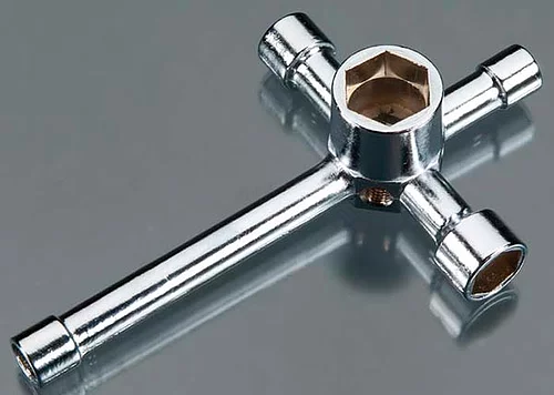 Chave de boca em T - Grande, chave de vela(8mm),17 mm,12 mm T10027
