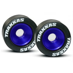  TRAX 5186A - Wheels, aluminum (blue-anodized) (2)