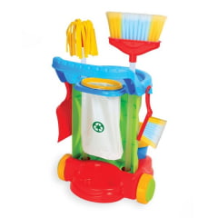 Kit De Limpeza Infantil Cleaning Trolley - Maral - Verde