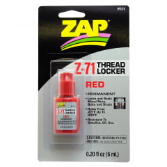 ZAP - PT-71 Trava rosca permanente 6ml Vermelho