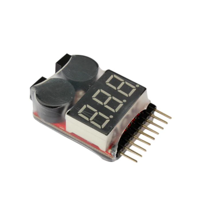 OEM - Medidor de Celula Bateria (1S-8S) Digital 2X1 Buzzer A