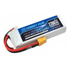 HOBBY HUB - Bateria Lipo 2200mah 11.1v 3s 40c-80c Xt60