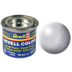 	 Tinta Revell para plastimodelismo - Esmalte sintético - Alumínio metálico - 14ml 32199