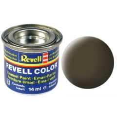 Tinta Revell para plastimodelismo - Esmalte sintético - Preto esverdeado fosco - 14ml 32140