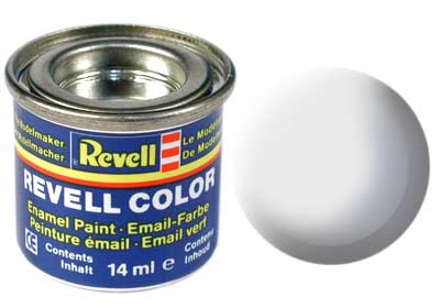 Tinta Revell para plastimodelismo - Esmalte sintético - Branco fosco - 14ml 32105