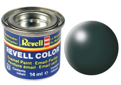 Tinta Revell para plastimodelismo - Esmalte sintético - Verde pátina seda - 14ml 32365