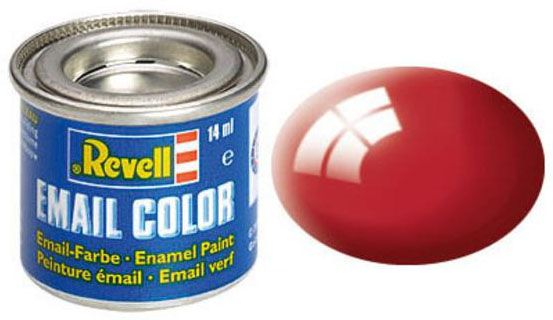 Tinta Revell para plastimodelismo - Esmalte sintético - Vermelho Ferrari - 14ml 32134