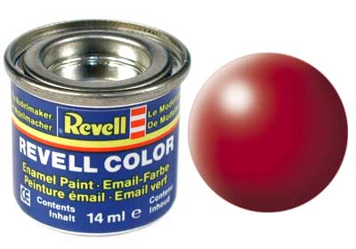 Tinta Revell para plastimodelismo - Esmalte sintético - Vermelho fogo - 14ml 32330